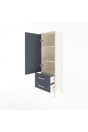 Arges Dolap 3 Raflı 2 Çekmeceli Tek Kapaklı 44x30x134 - S16M030V2A