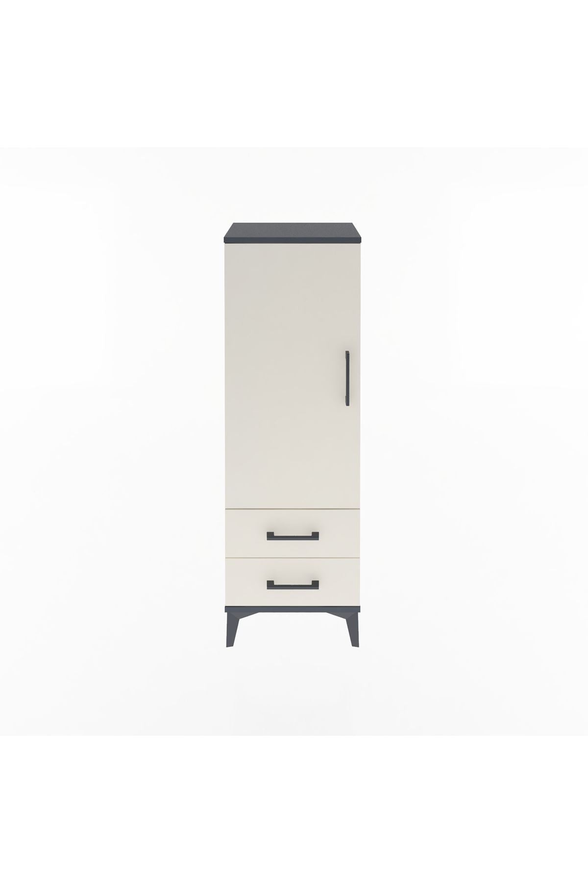 Arges Dolap 3 Raflı 2 Çekmeceli Tek Kapaklı 44x30x134 - S16M030V4A