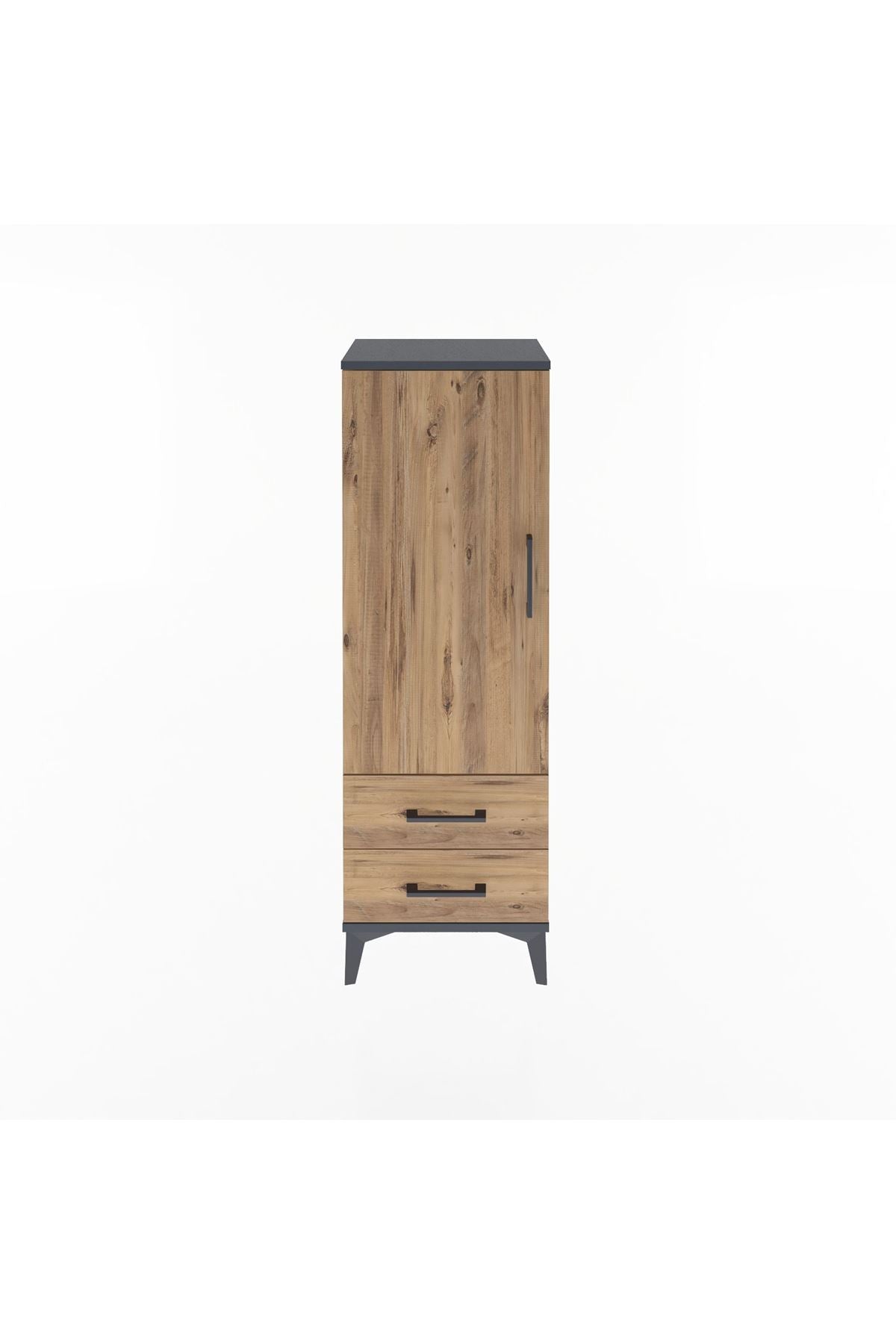 Arges Dolap 3 Raflı 2 Çekmeceli Tek Kapaklı 44x30x134 - S16M030V6A
