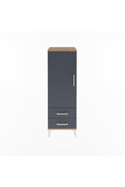 Arges Dolap 3 Raflı 2 Çekmeceli Tek Kapaklı 44x30x134 - S16M030V8A