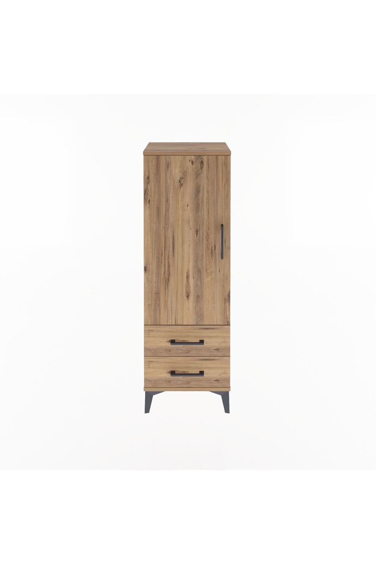 Arges Dolap 3 Raflı 2 Çekmeceli Tek Kapaklı 44x30x134 - S16M030V9A