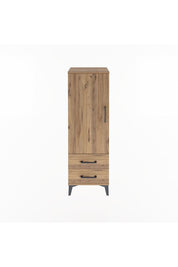 Arges Dolap 3 Raflı 2 Çekmeceli Tek Kapaklı 44x30x134 - S16M030V9A
