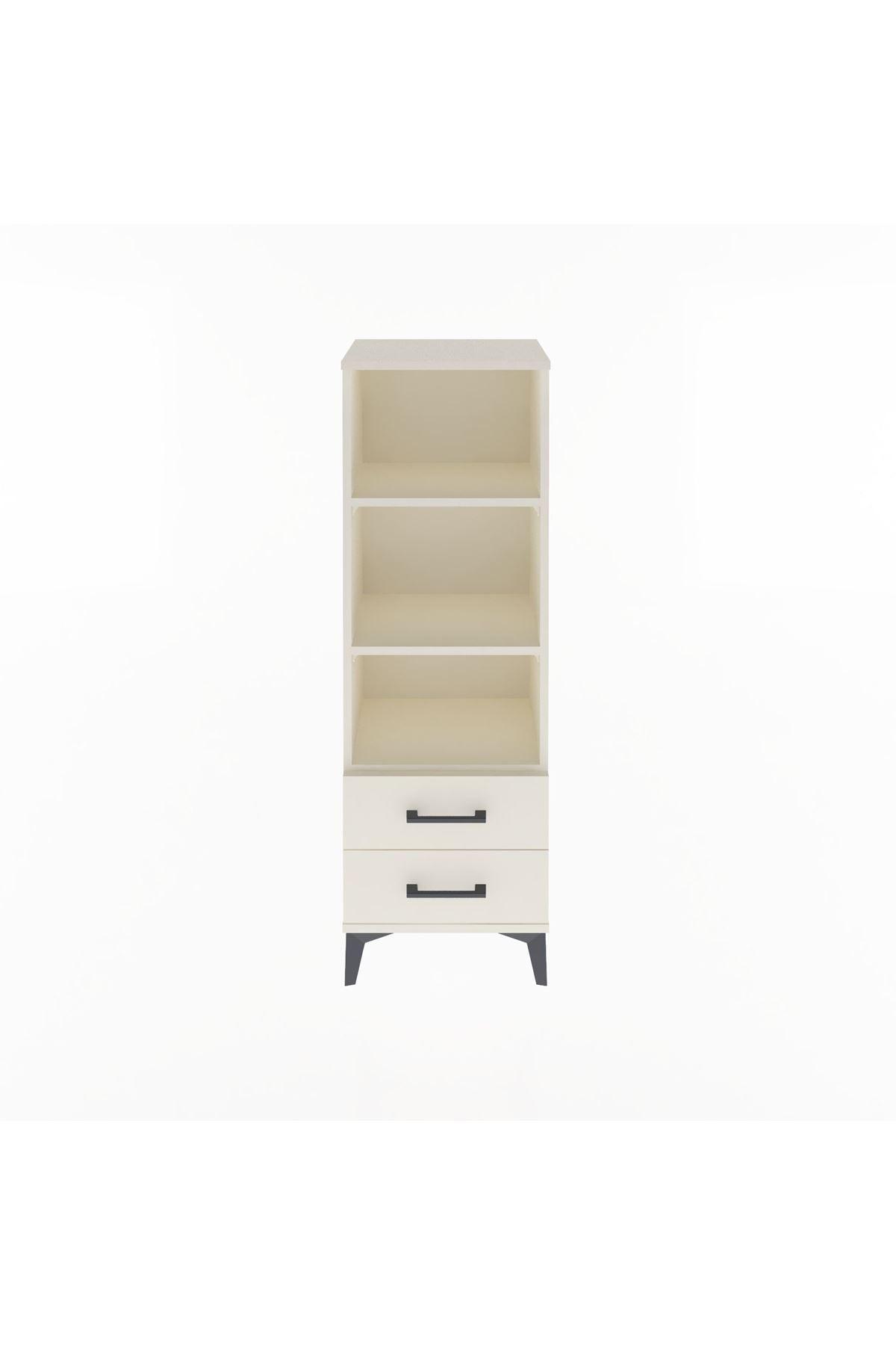 Arges Dolap 3 Raflı 2 Çekmeceli 44x30x134 - S16M031V1A
