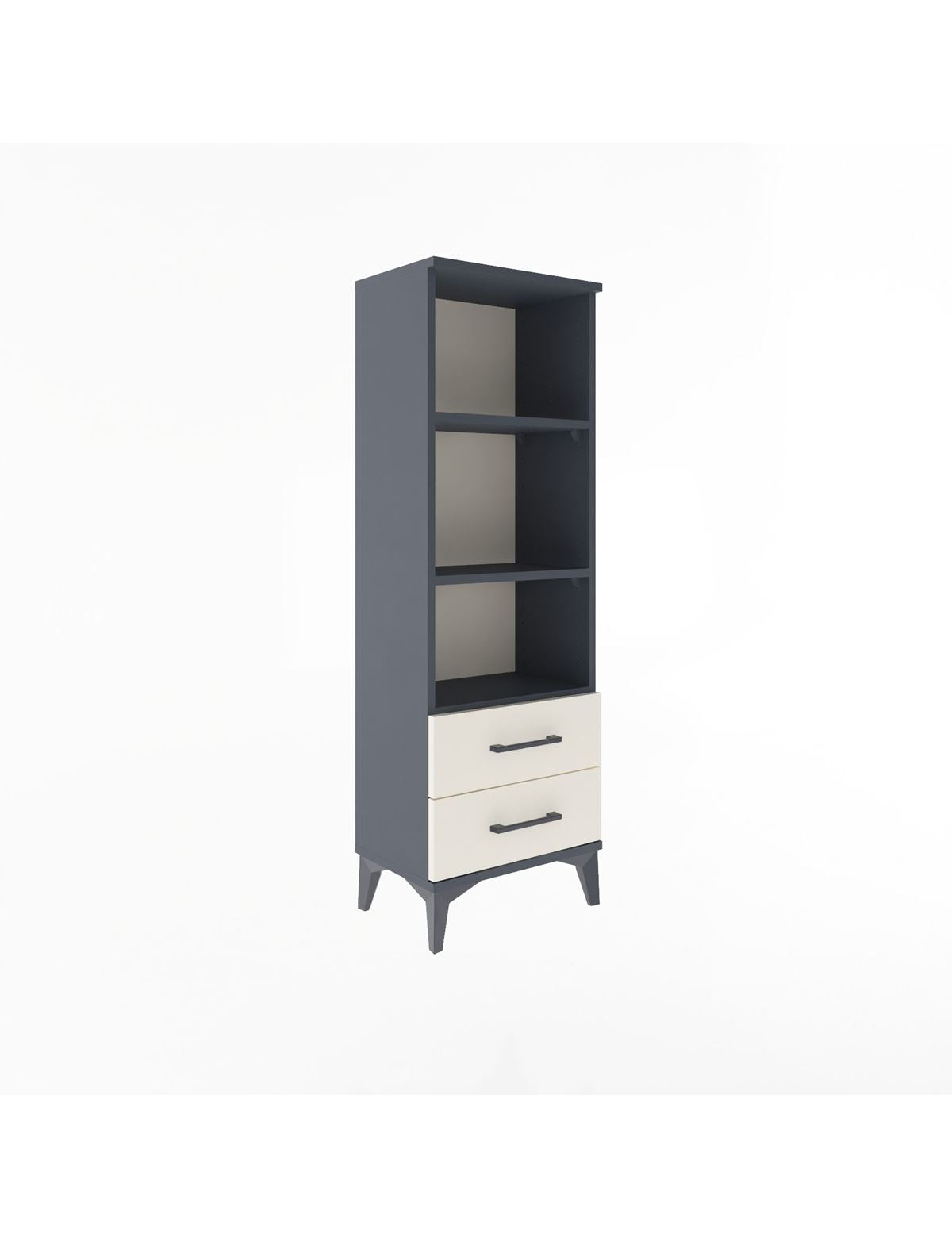 Arges Dolap 3 Raflı 2 Çekmeceli 44x30x134 - S16M031V4A