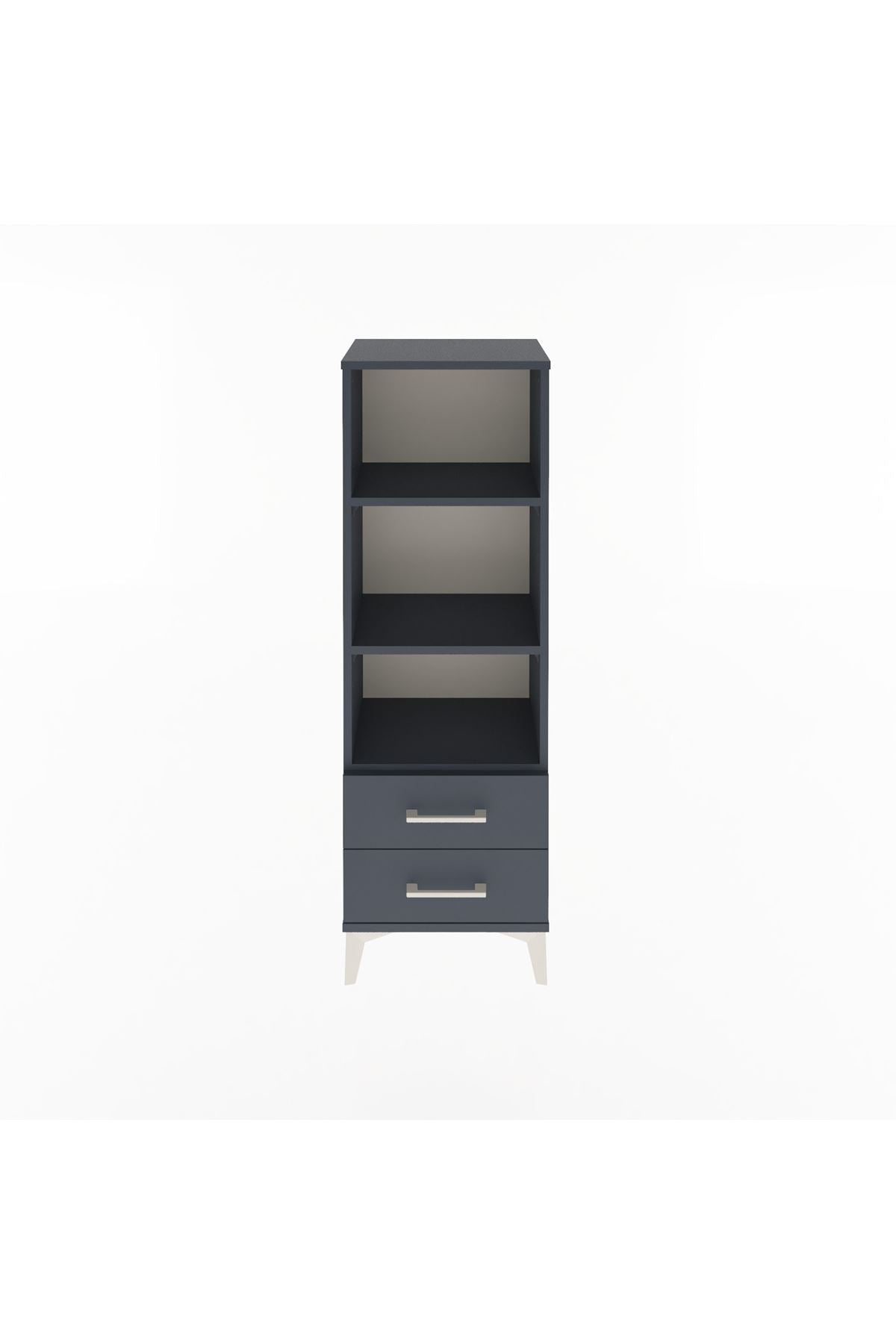 Arges Dolap 3 Raflı 2 Çekmeceli 44x30x134 - S16M031V5A