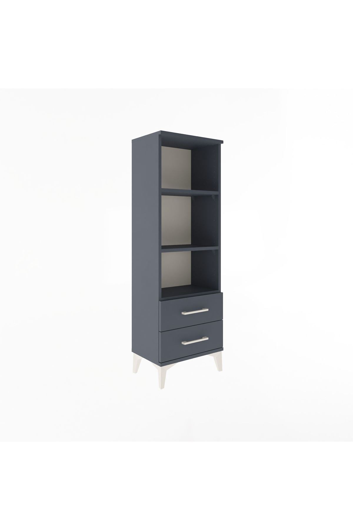 Arges Dolap 3 Raflı 2 Çekmeceli 44x30x134 - S16M031V5A