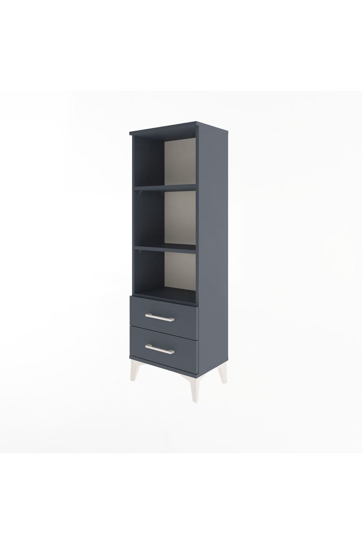 Arges Dolap 3 Raflı 2 Çekmeceli 44x30x134 - S16M031V5A