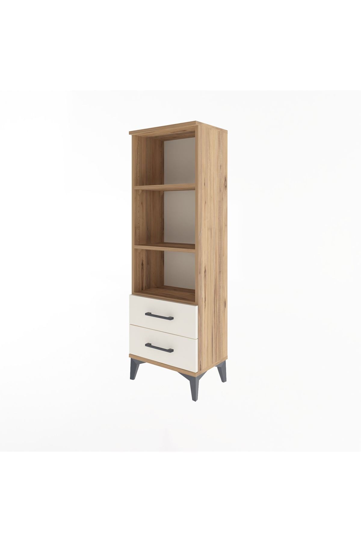 Arges Dolap 3 Raflı 2 Çekmeceli 44x30x134 - S16M031V7A