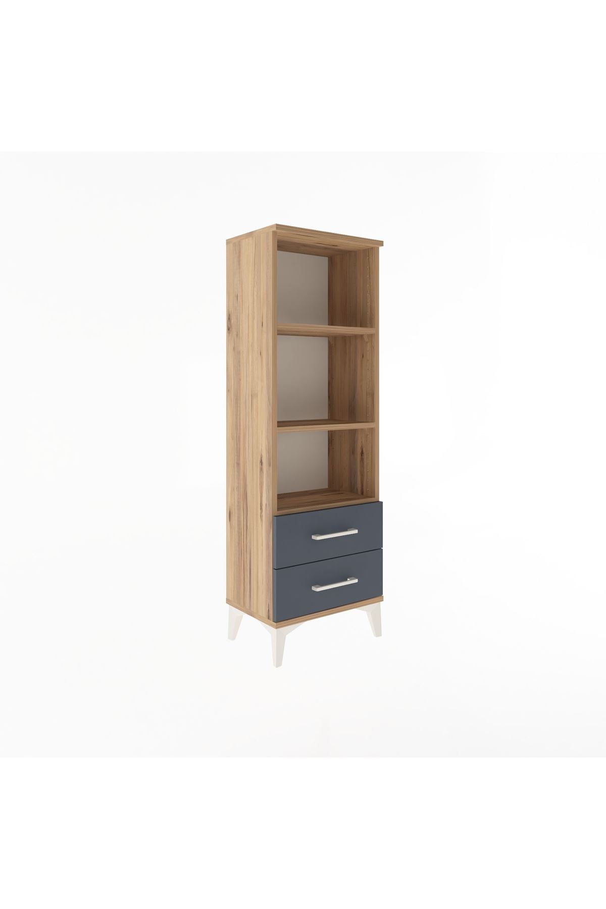 Arges Dolap 3 Raflı 2 Çekmeceli 44x30x134 - S16M031V8A