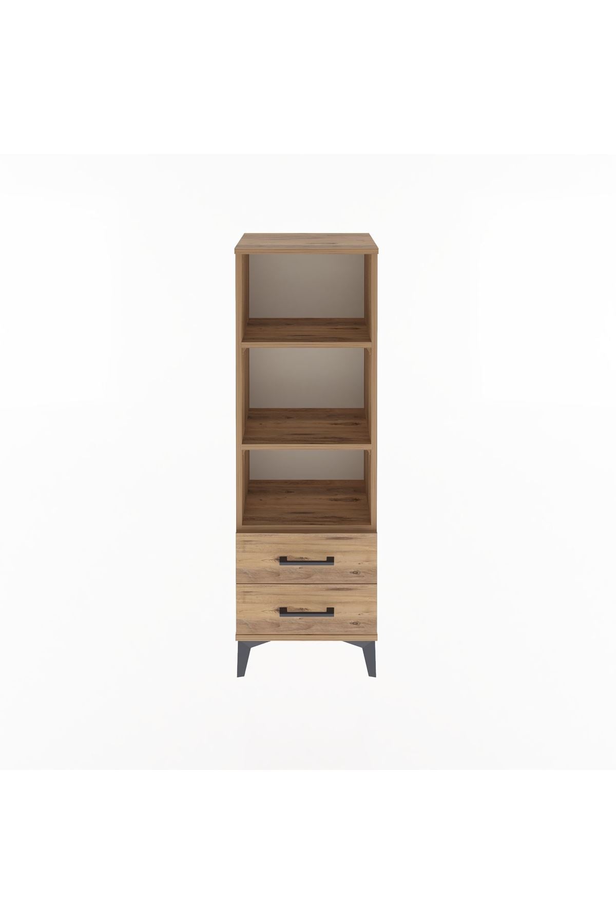 Arges Dolap 3 Raflı 2 Çekmeceli 44x30x134 - S16M031V9A