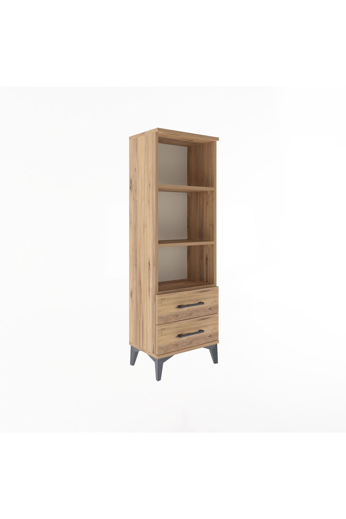 Arges Dolap 3 Raflı 2 Çekmeceli 44x30x134 - S16M031V9A