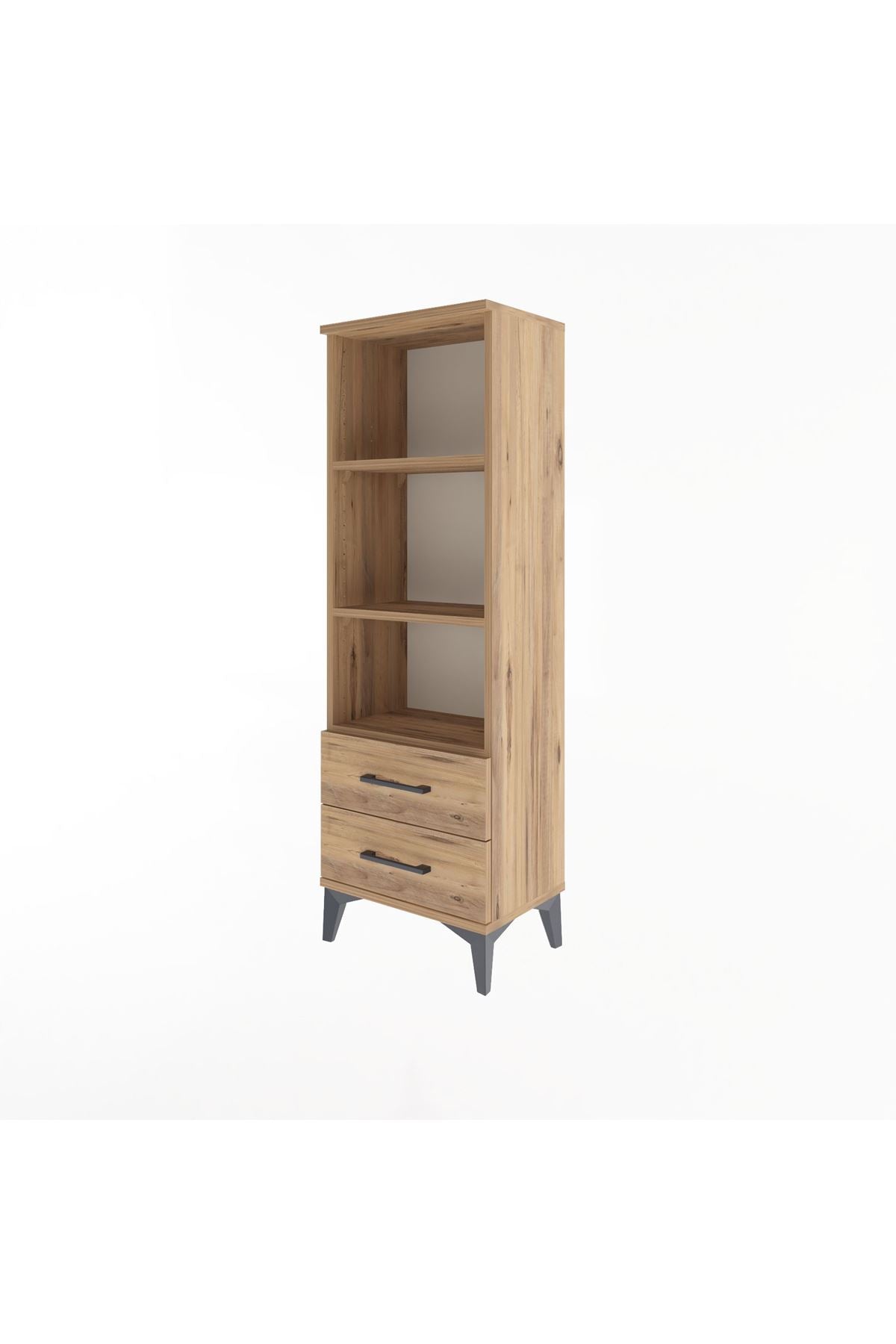 Arges Dolap 3 Raflı 2 Çekmeceli 44x30x134 - S16M031V9A
