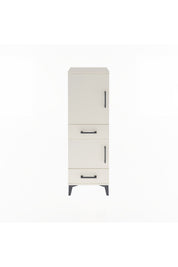 Arges Dolap 3 Raflı 2 Çekmeceli 2 Kapaklı 44x30x134 - S16M032V1A