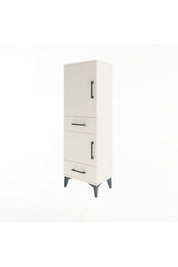 Arges Dolap 3 Raflı 2 Çekmeceli 2 Kapaklı 44x30x134 - S16M032V1A