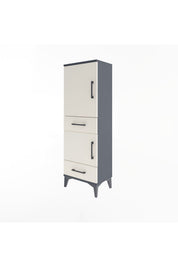 Arges Dolap 3 Raflı 2 Çekmeceli 2 Kapaklı 44x30x134 - S16M032V4A