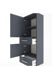 Arges Dolap 3 Raflı 2 Çekmeceli 2 Kapaklı 44x30x134 - S16M032V5A