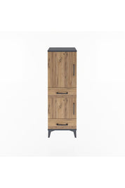 Arges Dolap 3 Raflı 2 Çekmeceli 2 Kapaklı 44x30x134 - S16M032V6A