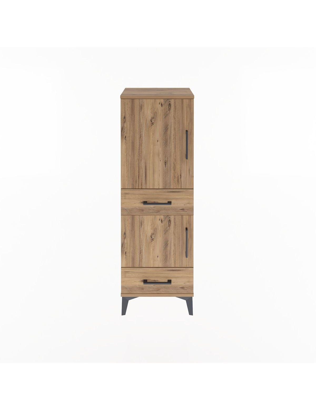Arges Dolap 3 Raflı 2 Çekmeceli 2 Kapaklı 44x30x134 - S16M032V9A