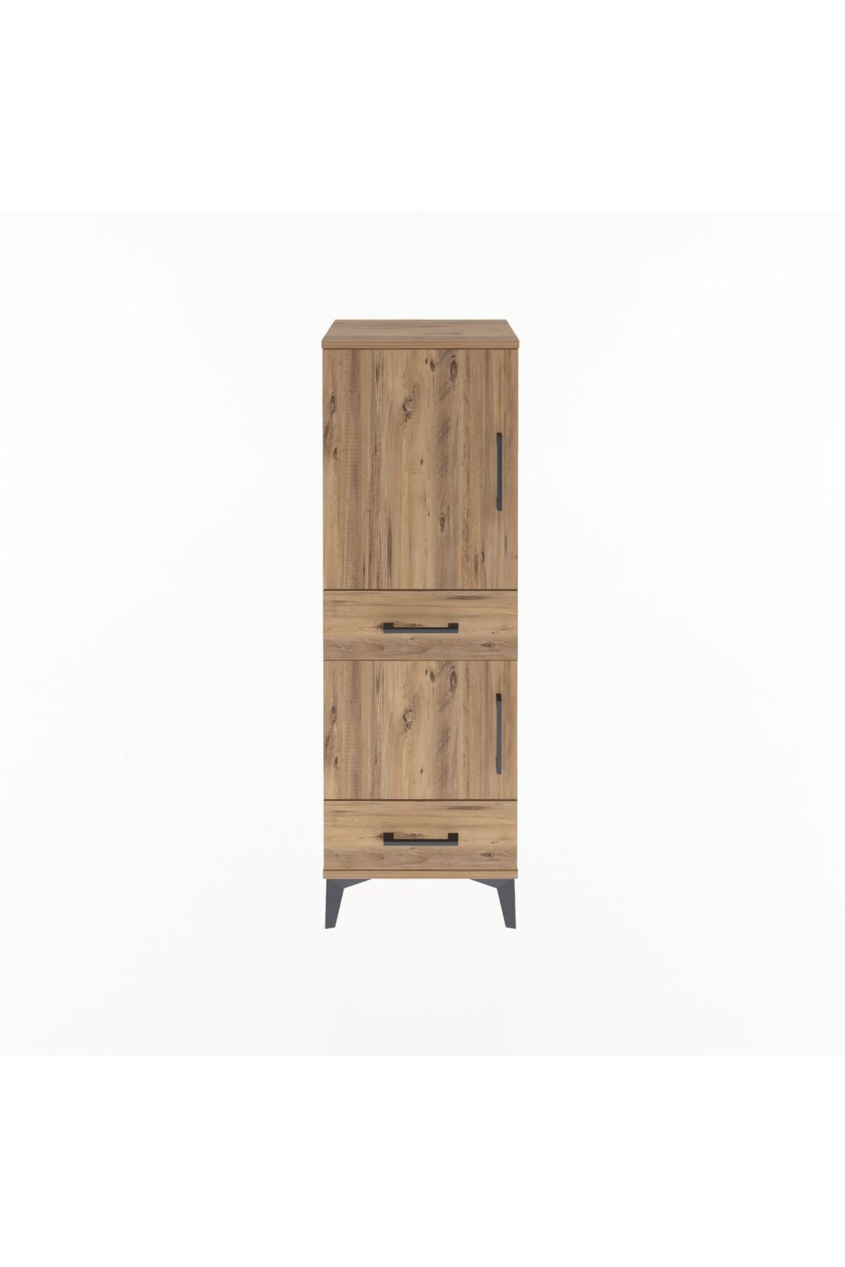 Arges Dolap 3 Raflı 2 Çekmeceli 2 Kapaklı 44x30x134 - S16M032V9A
