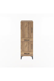 Arges Dolap 3 Raflı 2 Çekmeceli 2 Kapaklı 44x30x134 - S16M032V9A