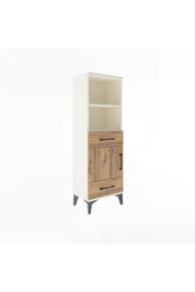 Arges Dolap 3 Raflı 2 Çekmeceli Tek Kapaklı 44x30x134 - S16M033V3A