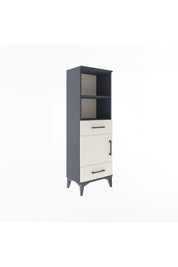 Arges Dolap 3 Raflı 2 Çekmeceli Tek Kapaklı 44x30x134 - S16M033V4A
