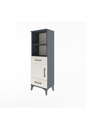 Arges Dolap 3 Raflı 2 Çekmeceli Tek Kapaklı 44x30x134 - S16M033V4A