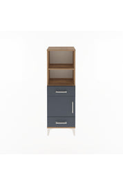 Arges Dolap 3 Raflı 2 Çekmeceli Tek Kapaklı 44x30x134 - S16M033V8A