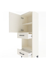 Arges Dolap 3 Raflı 2 Çekmeceli Tek Kapaklı 44x30x134 - S16M034V1A