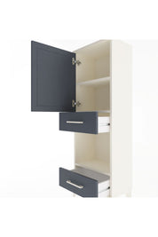 Arges Dolap 3 Raflı 2 Çekmeceli Tek Kapaklı 44x30x134 - S16M034V2A