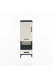 Arges Dolap 3 Raflı 2 Çekmeceli Tek Kapaklı 44x30x134 - S16M034V4A