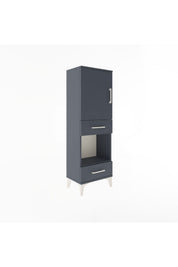 Arges Dolap 3 Raflı 2 Çekmeceli Tek Kapaklı 44x30x134 - S16M034V5A