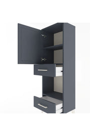 Arges Dolap 3 Raflı 2 Çekmeceli Tek Kapaklı 44x30x134 - S16M034V5A