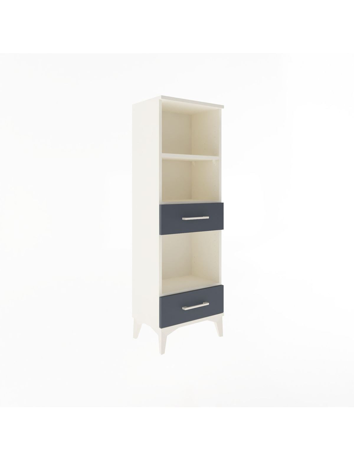 Arges Dolap 3 Raflı 2 Çekmeceli 44x30x134 - S16M035V2A