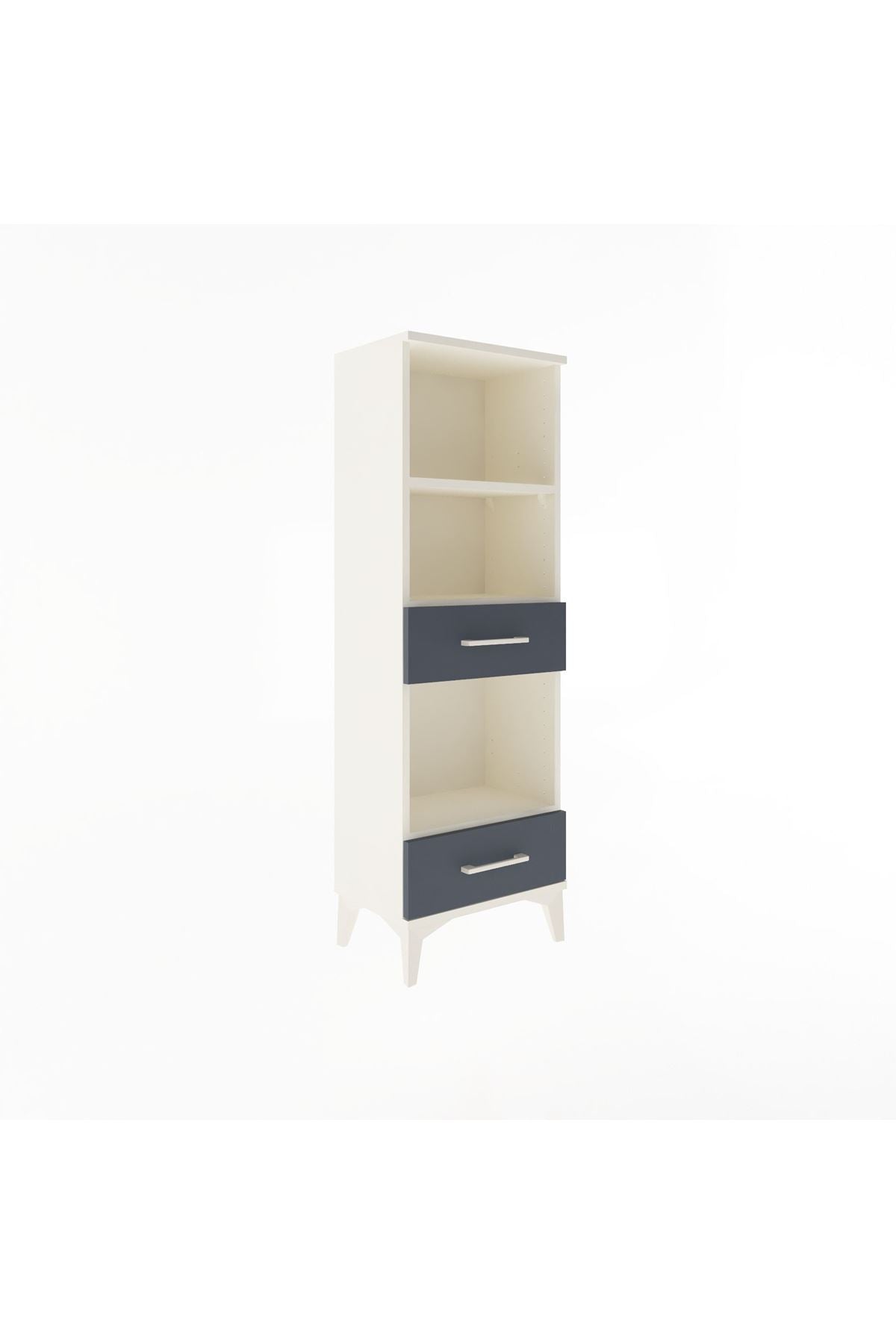 Arges Dolap 3 Raflı 2 Çekmeceli 44x30x134 - S16M035V2A