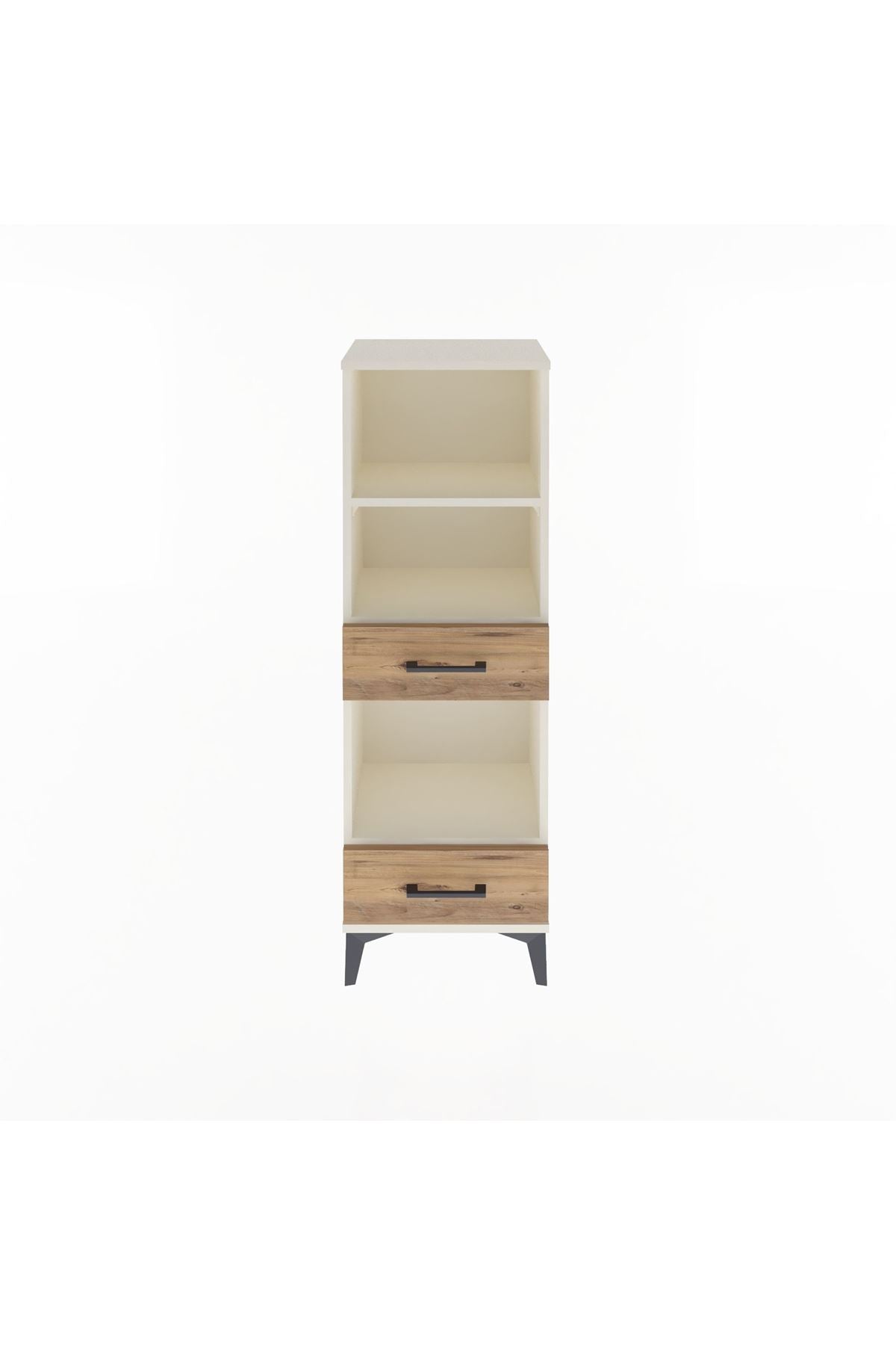 Arges Dolap 3 Raflı 2 Çekmeceli 44x30x134 - S16M035V3A