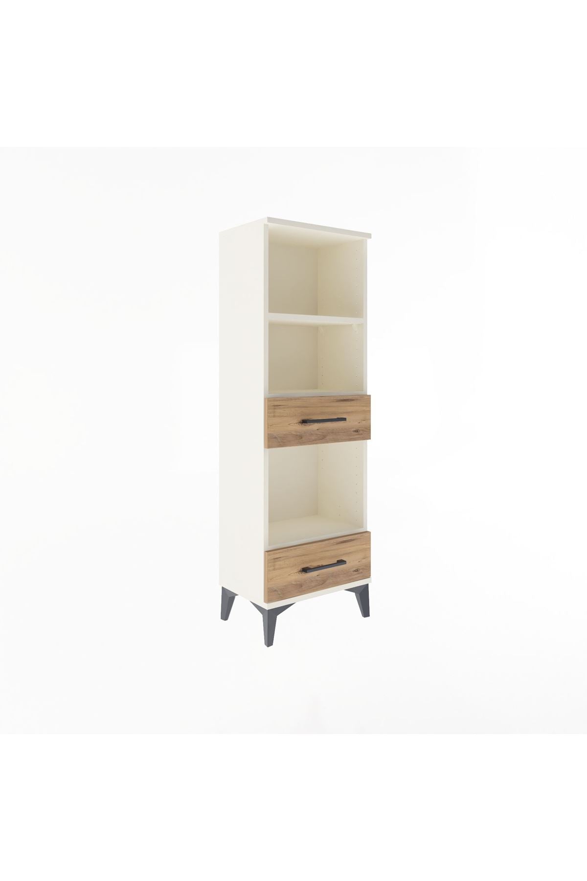 Arges Dolap 3 Raflı 2 Çekmeceli 44x30x134 - S16M035V3A