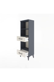 Arges Dolap 3 Raflı 2 Çekmeceli 44x30x134 - S16M035V4A