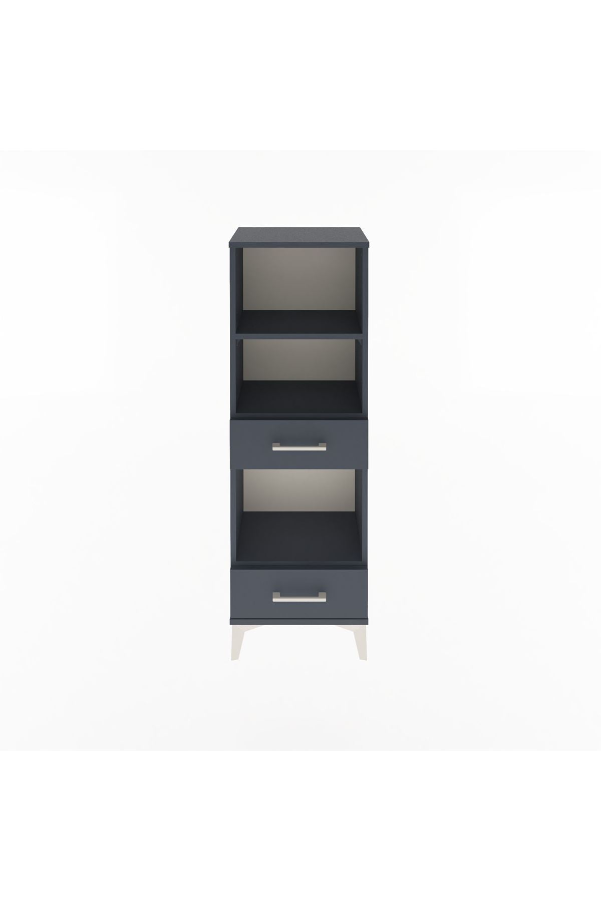 Arges Dolap 3 Raflı 2 Çekmeceli 44x30x134 - S16M035V5A