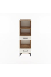 Arges Dolap 3 Raflı 2 Çekmeceli 44x30x134 - S16M035V7A