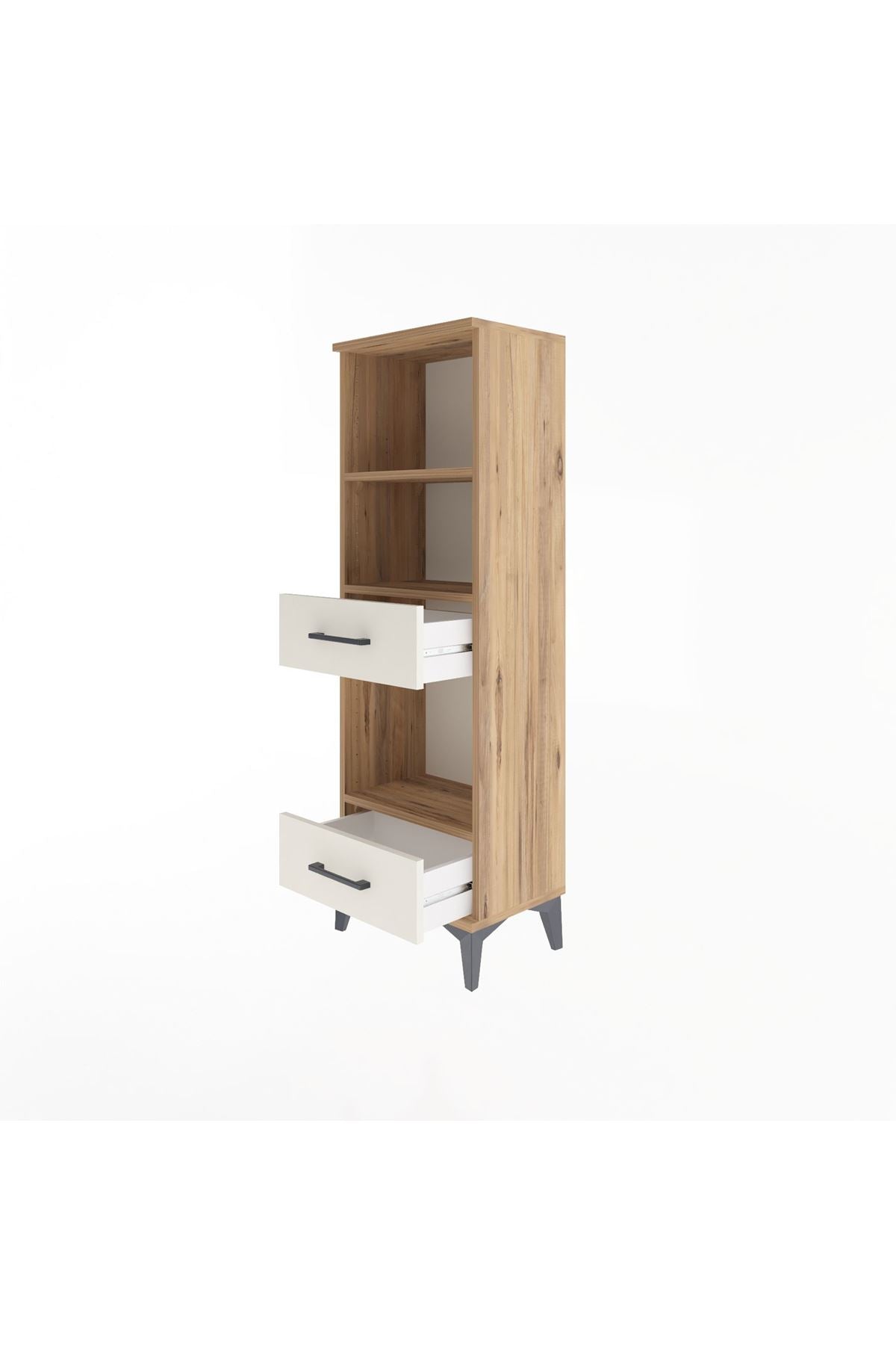 Arges Dolap 3 Raflı 2 Çekmeceli 44x30x134 - S16M035V7A