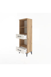 Arges Dolap 3 Raflı 2 Çekmeceli 44x30x134 - S16M035V7A