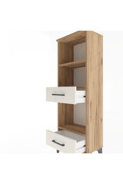 Arges Dolap 3 Raflı 2 Çekmeceli 44x30x134 - S16M035V7A