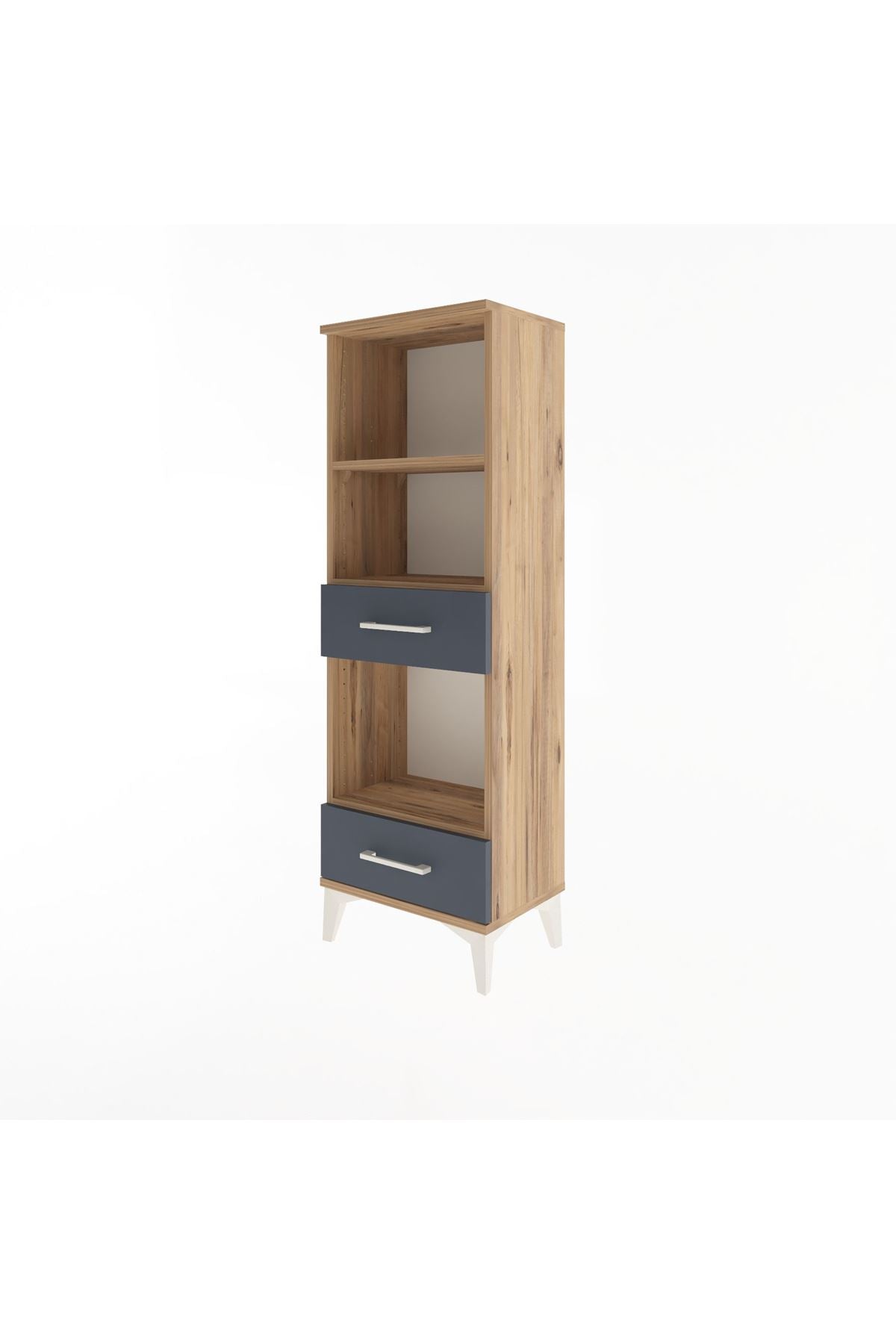 Arges Dolap 3 Raflı 2 Çekmeceli 44x30x134 - S16M035V8A