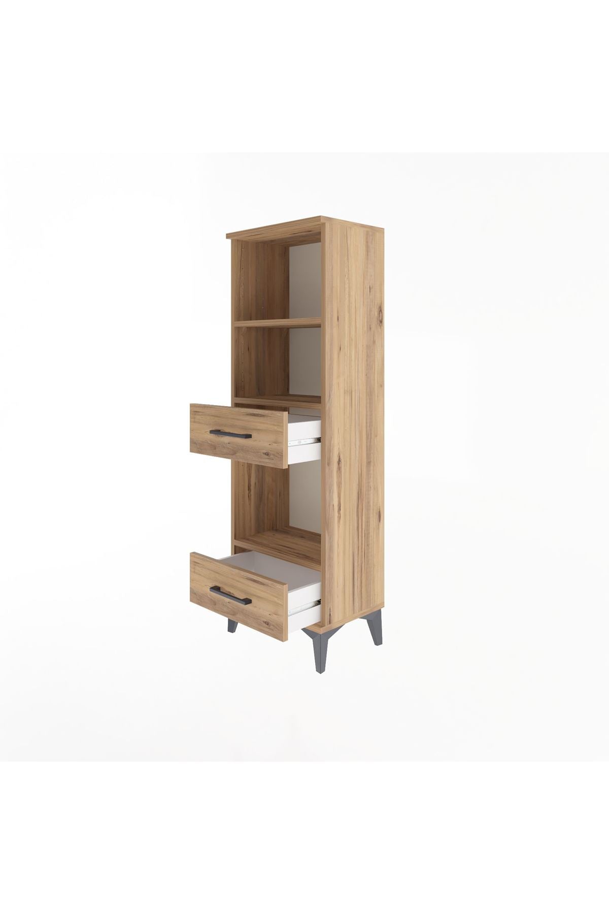 Arges Dolap 3 Raflı 2 Çekmeceli 44x30x134 - S16M035V9A