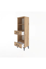 Arges Dolap 3 Raflı 2 Çekmeceli 44x30x134 - S16M035V9A