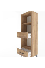 Arges Dolap 3 Raflı 2 Çekmeceli 44x30x134 - S16M035V9A