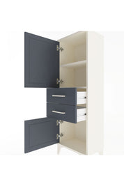 Arges Dolap 2 Raflı 2 Çekmeceli 2 Kapaklı 44x30x134 - S16M036V2A
