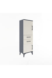 Arges Dolap 2 Raflı 2 Çekmeceli 2 Kapaklı 44x30x134 - S16M036V4A