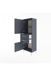 Arges Dolap 2 Raflı 2 Çekmeceli 2 Kapaklı 44x30x134 - S16M036V5A